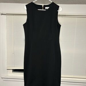 Calvin Klein Elegant Black Sleeveless Mini Dress